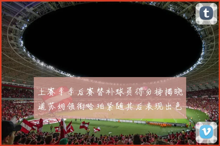 上赛季季后赛替补球员得分榜揭晓道苏姆领衔哈珀紧随其后表现出色